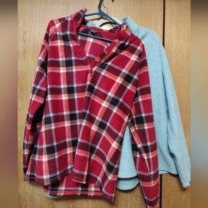 2 Eddie Bauer quarter zip fleece